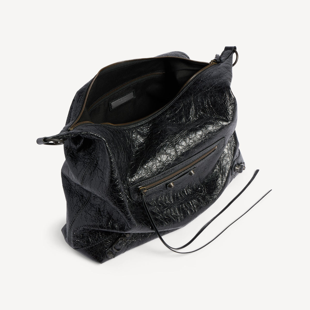 Women's Le City Hobo Bag Medium in Black RUNWAY DELUXE