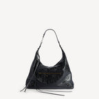 Women's Le City Hobo Bag Medium in Black RUNWAY DELUXE