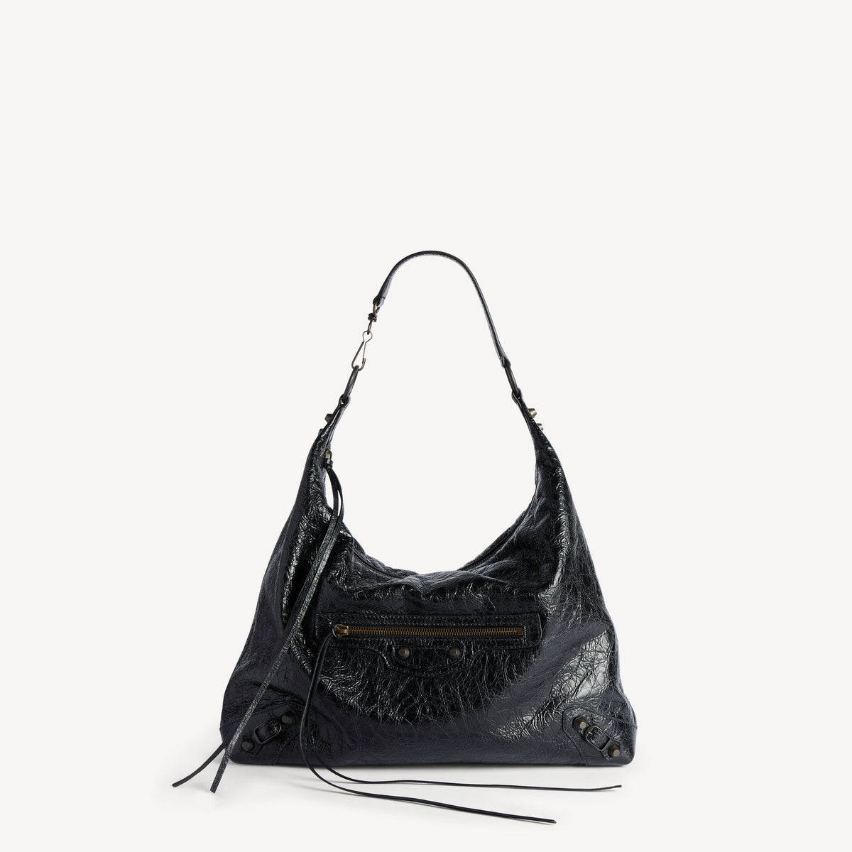 Women's Le City Hobo Bag Medium in Black RUNWAY DELUXE