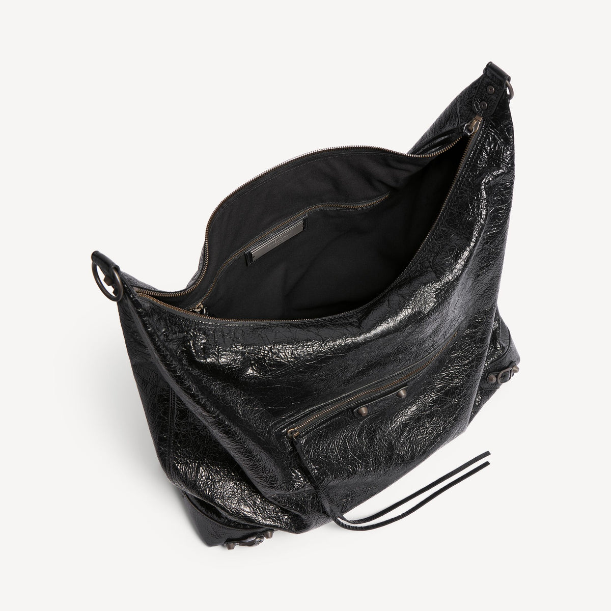 Women's Le City Hobo Bag Large in Black RUNWAY DELUXE