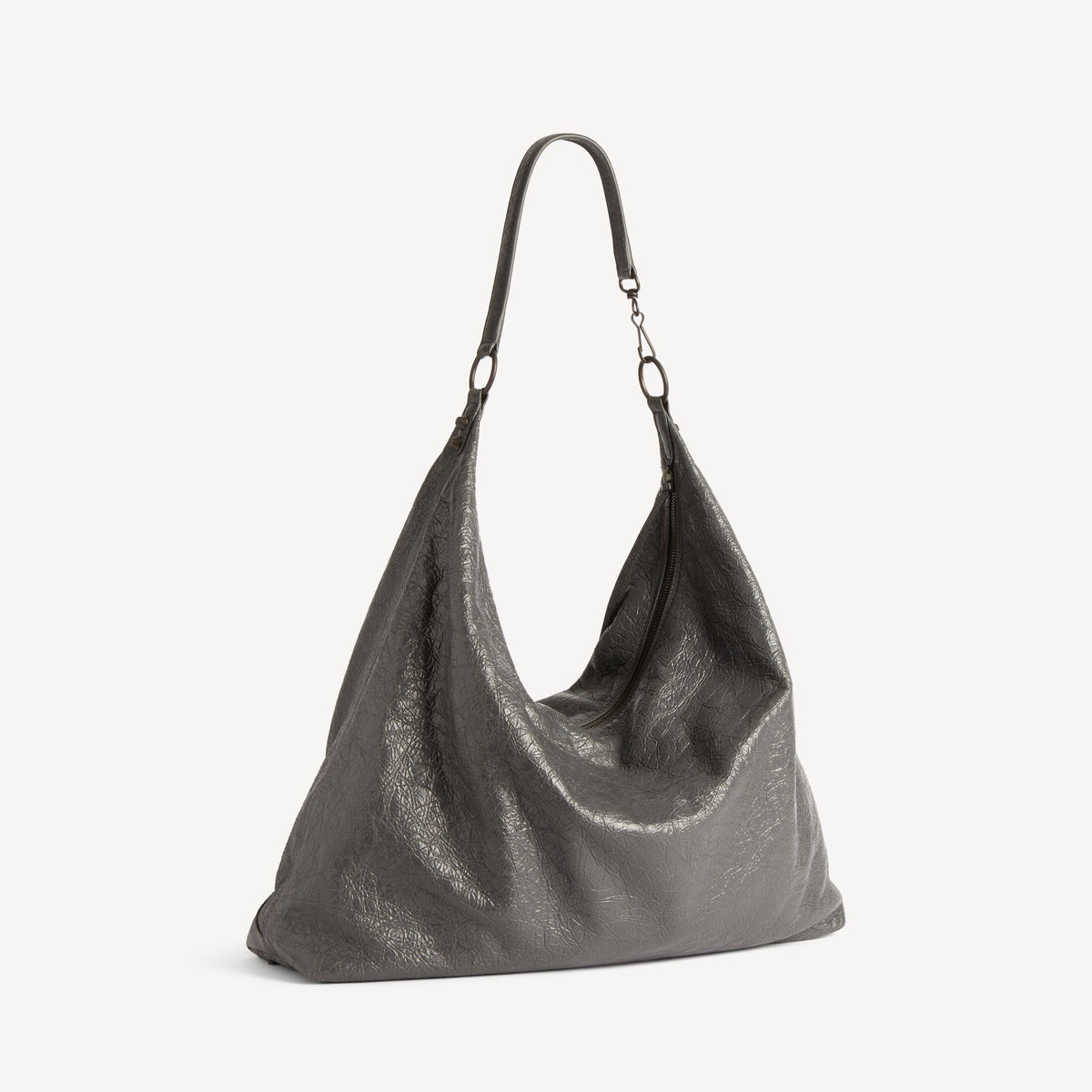 Women's Le City Hobo Bag Large in Volcanic Rock RUNWAY DELUXE