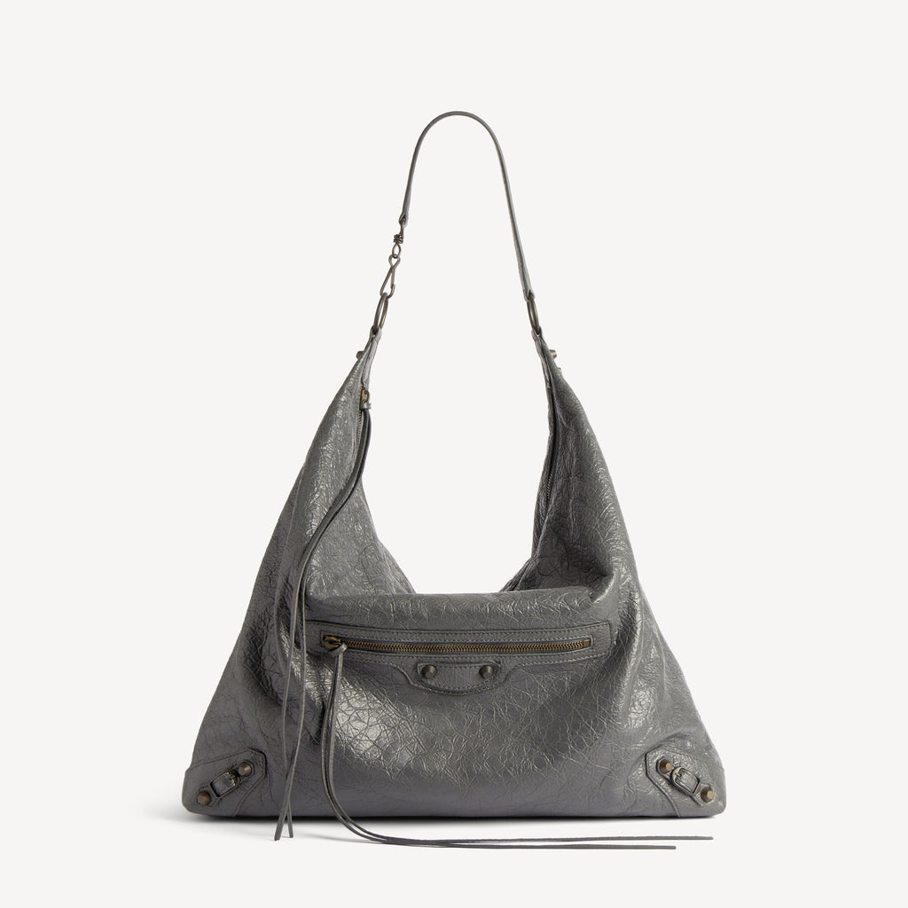 Women's Le City Hobo Bag Large in Volcanic Rock RUNWAY DELUXE