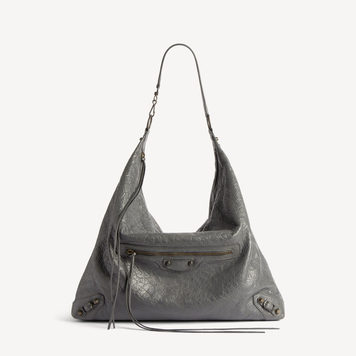 Women's Le City Hobo Bag Large in Volcanic Rock RUNWAY DELUXE