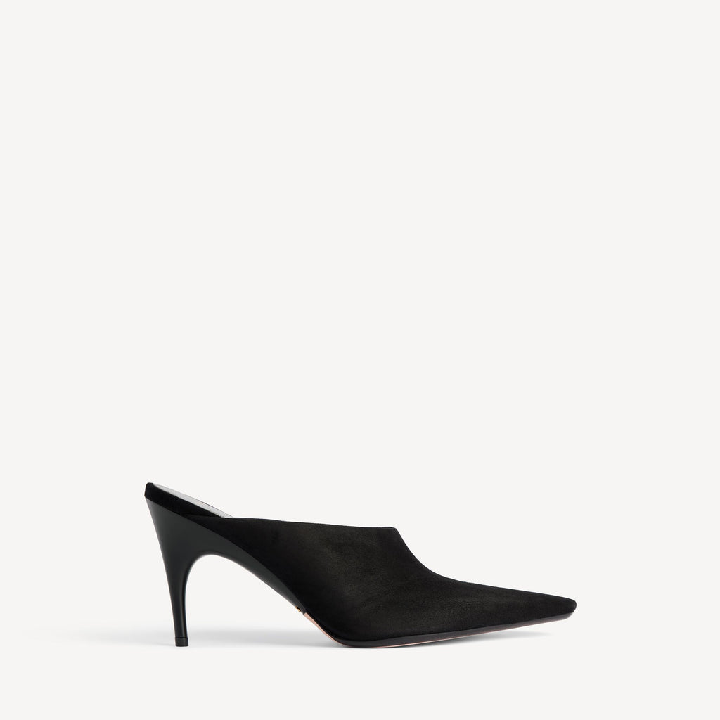 Women's Duchesse Mule in Black RUNWAY DELUXE