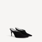Women's Duchesse Mule in Black RUNWAY DELUXE