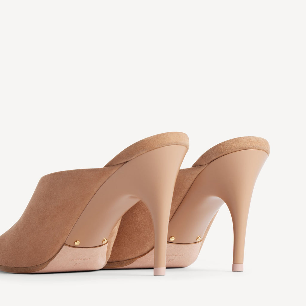 Women's Duchesse Mule in Camel RUNWAY DELUXE