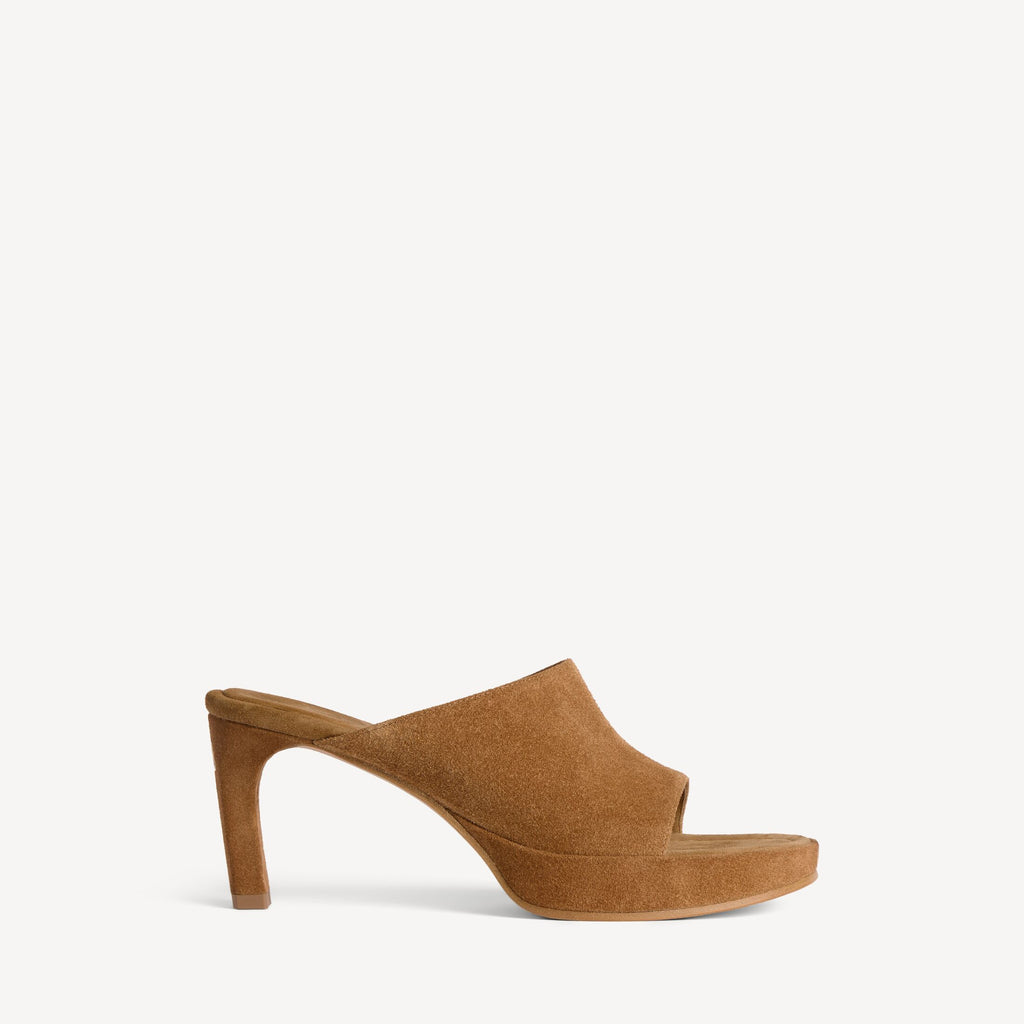 Women's Fargo Mule in Brown RUNWAY DELUXE