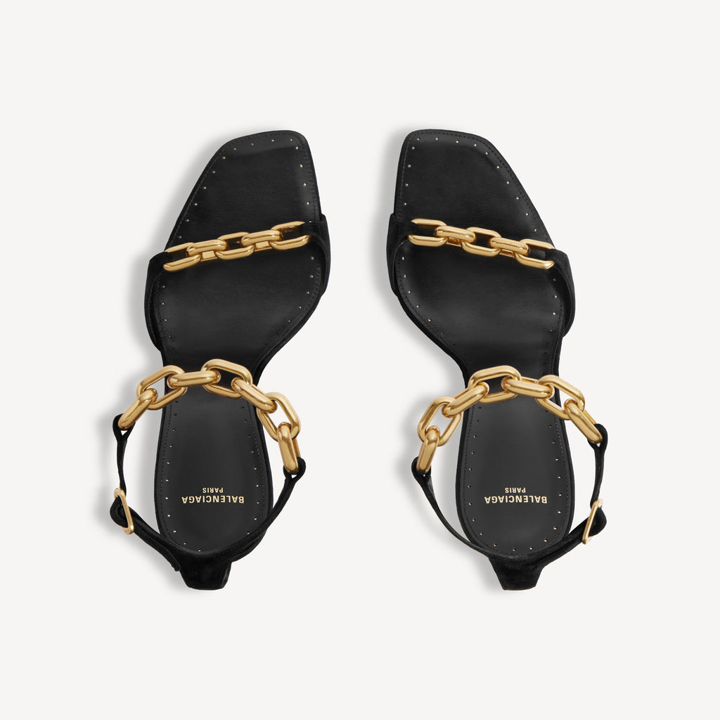 Women's Duchesse Sandal in Black RUNWAY DELUXE
