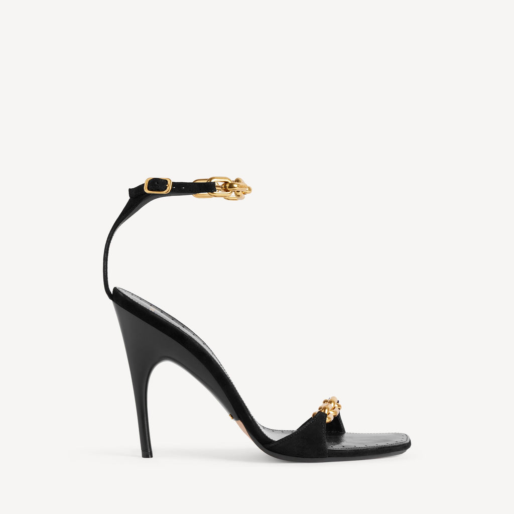 Women's Duchesse Sandal in Black RUNWAY DELUXE
