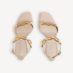 Women's Duchesse Sandal in Nude RUNWAY DELUXE