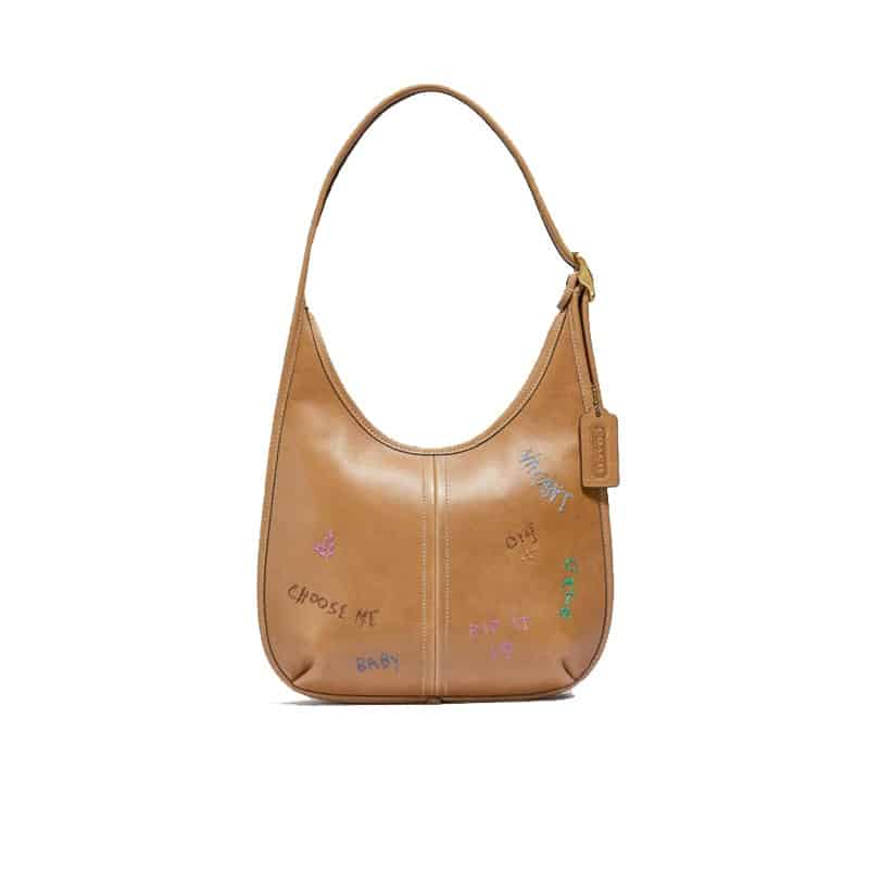 Coach Ergo Shoulder Bag In Natural Leather