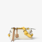 Multicolour Selleria bag with 192 hand-sewn topstitches