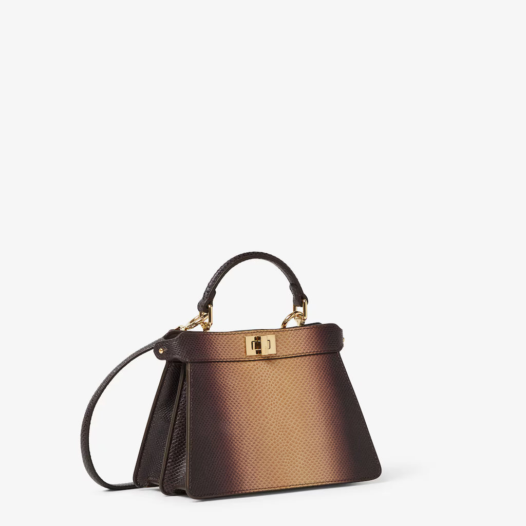 Gradient brown karung bag