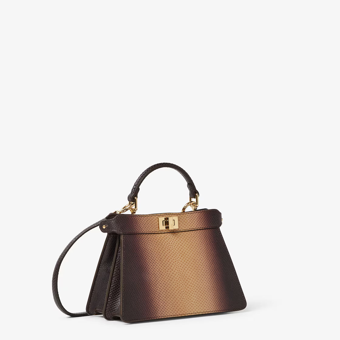 Gradient brown karung bag