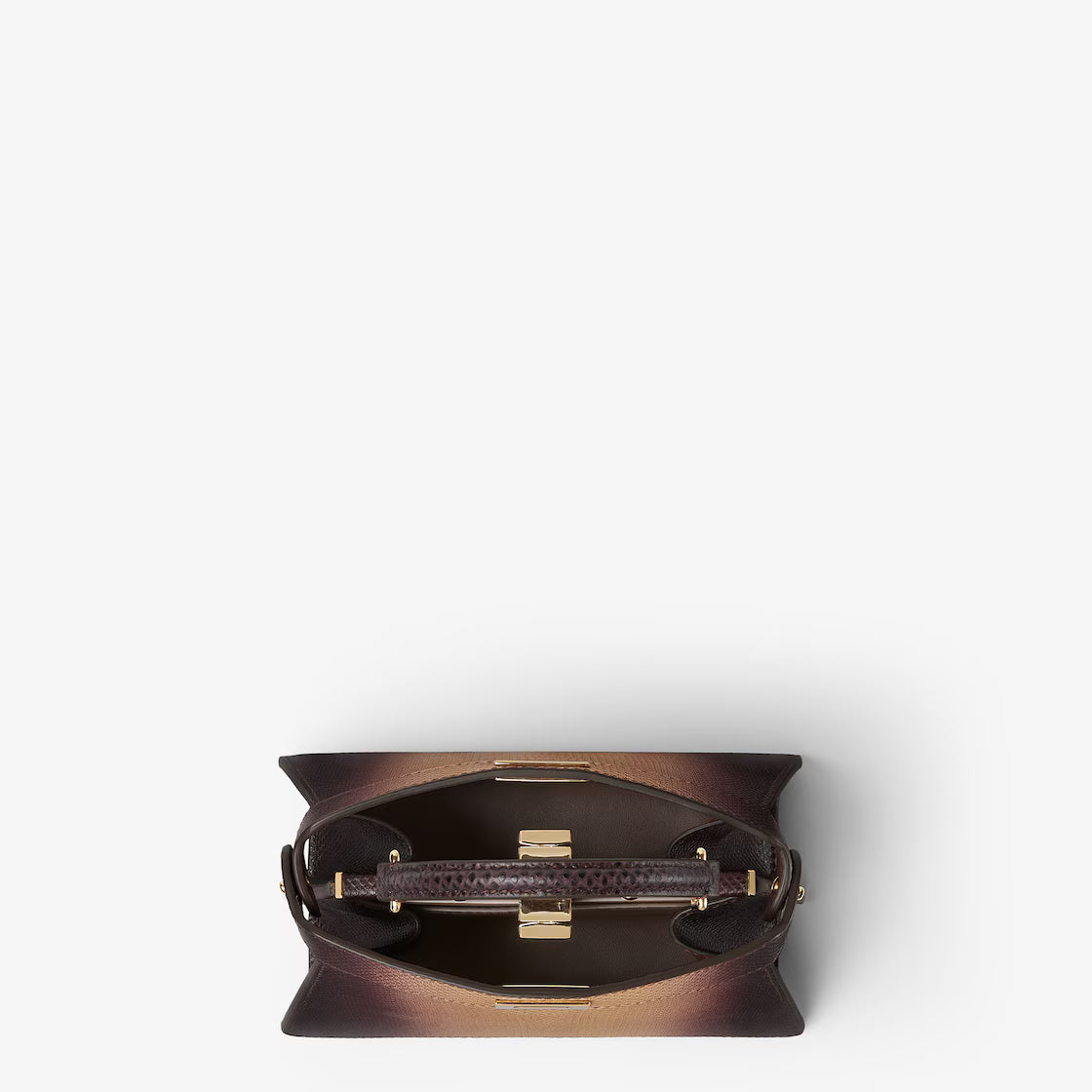 Gradient brown karung bag