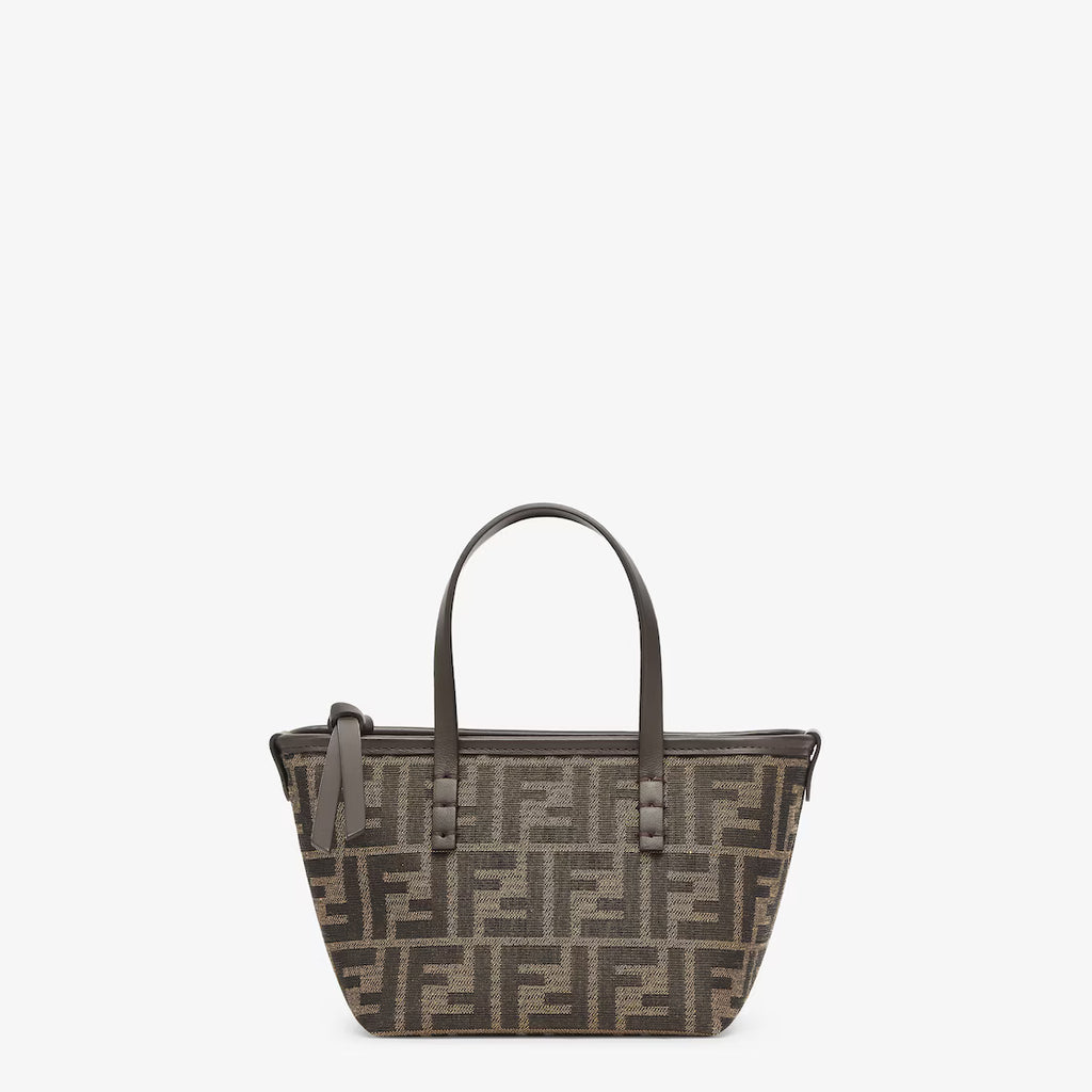 Brown FF jacquard mini bag