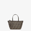 Brown FF jacquard mini bag