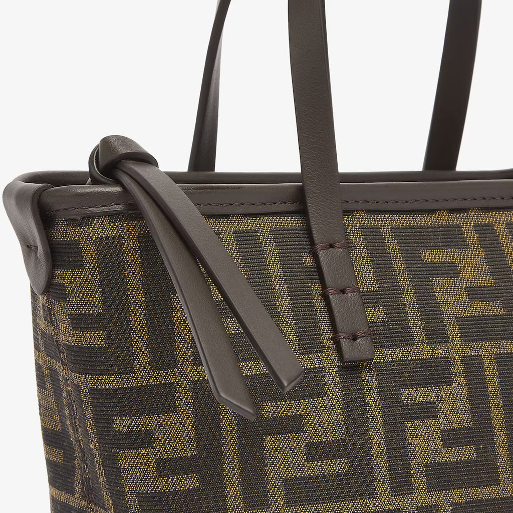 Brown FF jacquard mini bag