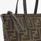 Brown FF jacquard mini bag