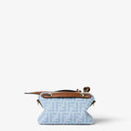 Light blue FF denim mini-bag