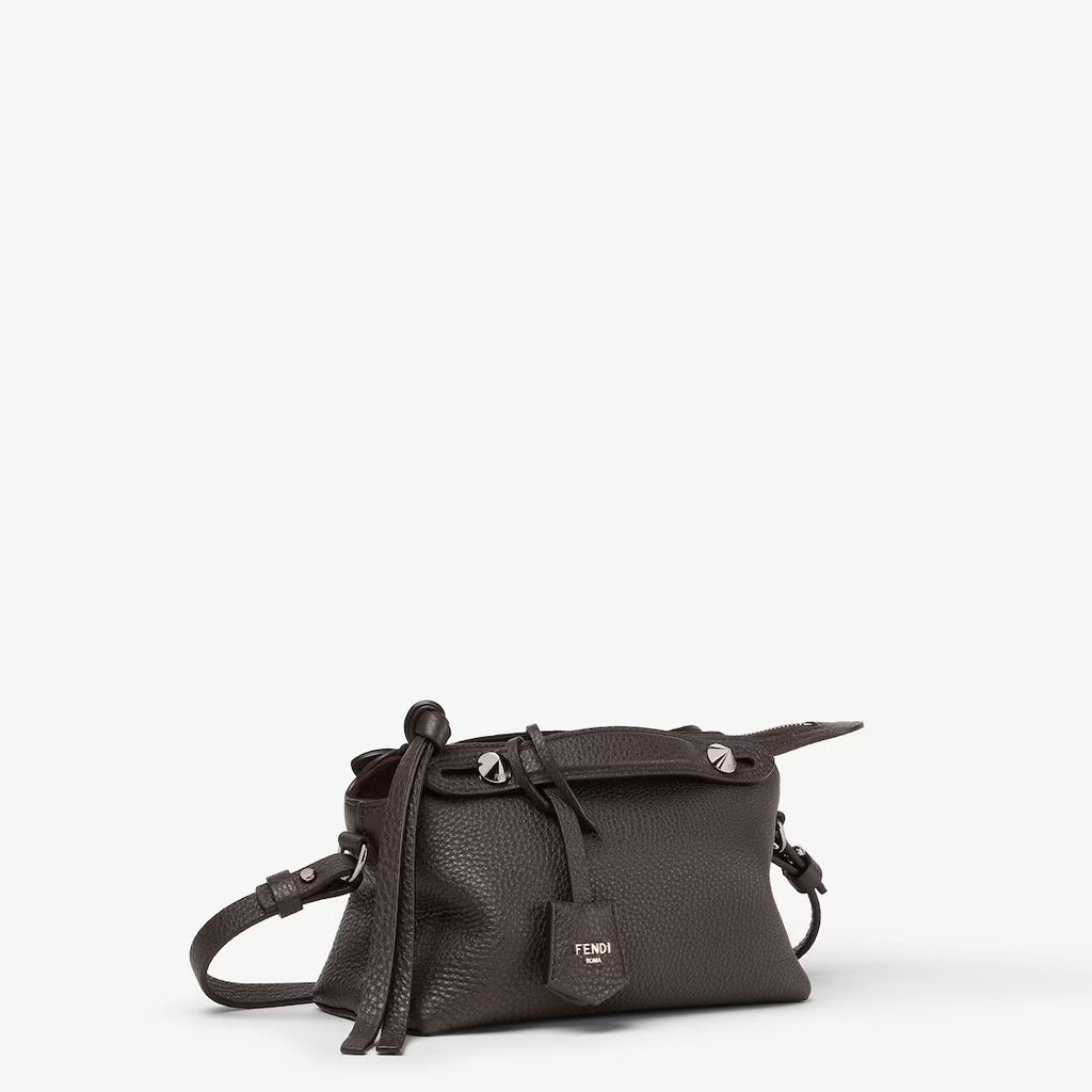 Ebony leather mini-bag