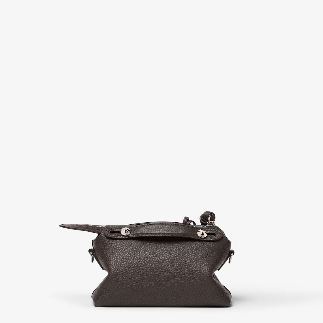 Ebony leather mini-bag