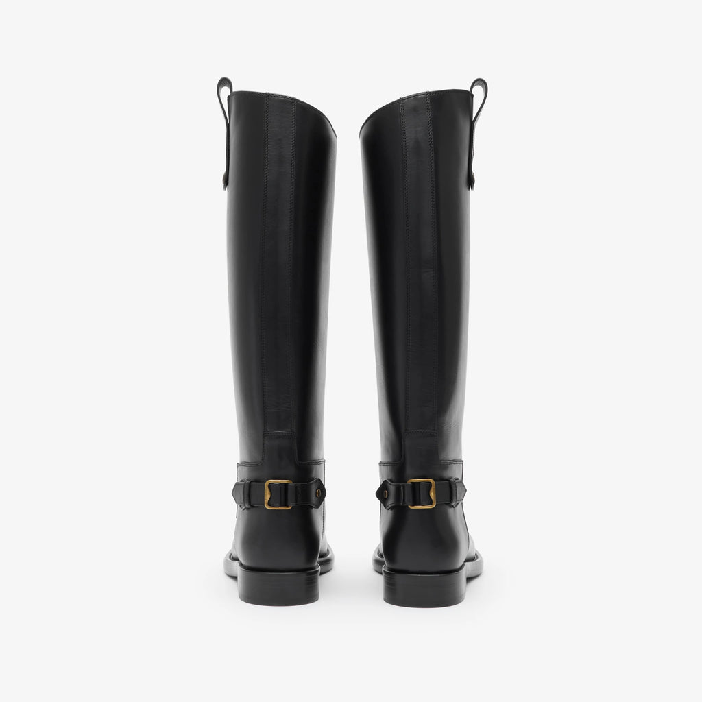Leather Cavalier Boots