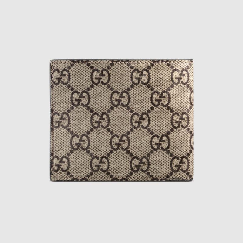 Gucci Tiger print GG Supreme Wallet