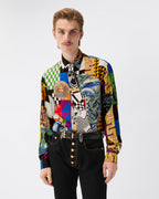 Printed Silk Twill Regular Shirt RUNWAY DELUXE