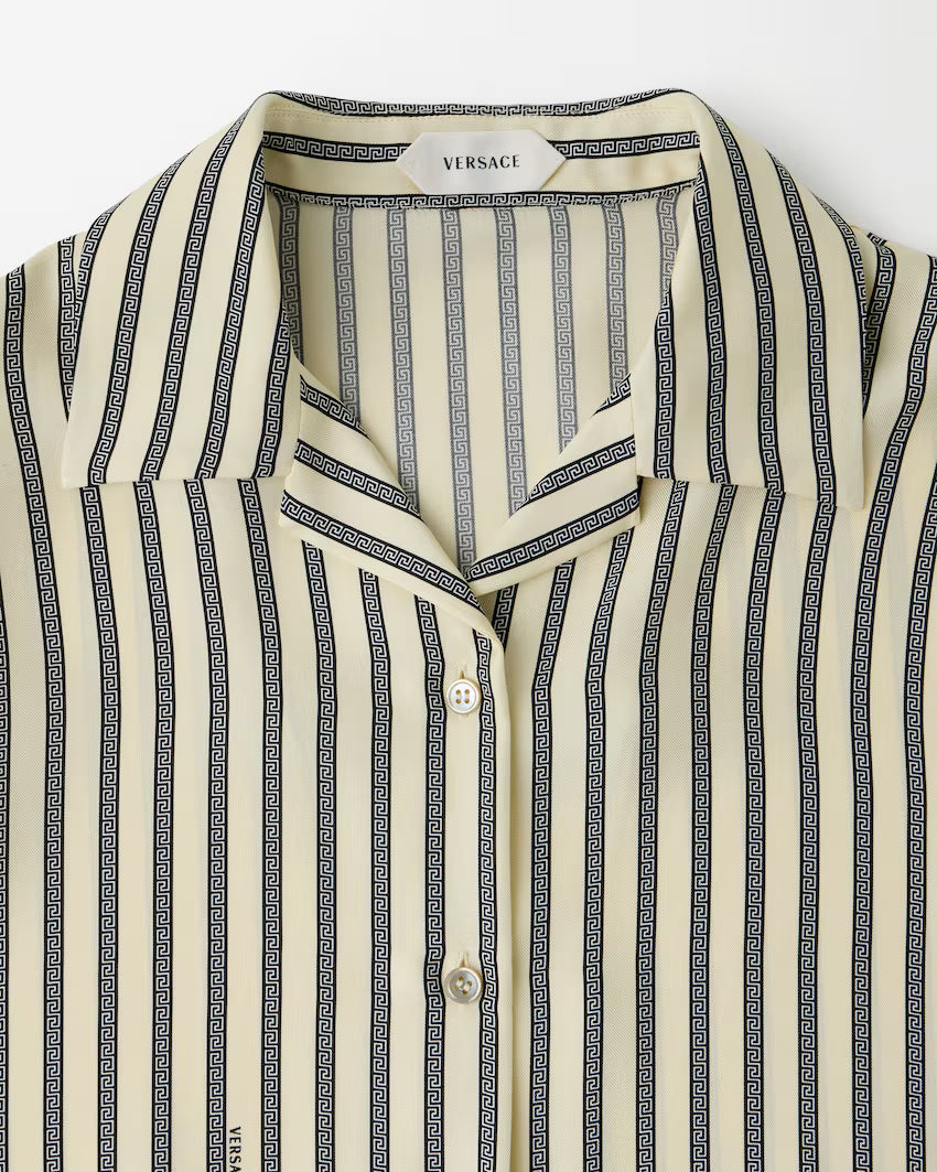 Printed Silk Twill Shirt RUNWAY DELUXE