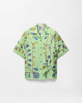 Printed Silk Twill Shirt RUNWAY DELUXE