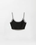 Viscose-Blend Jacquard Crop Top RUNWAY DELUXE