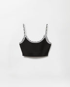 Viscose-Blend Jacquard Crop Top RUNWAY DELUXE