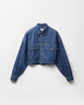 Chambray Denim Crop Shirt RUNWAY DELUXE