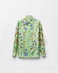Printed Silk Twill Shirt RUNWAY DELUXE