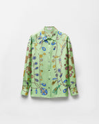 Printed Silk Twill Shirt RUNWAY DELUXE