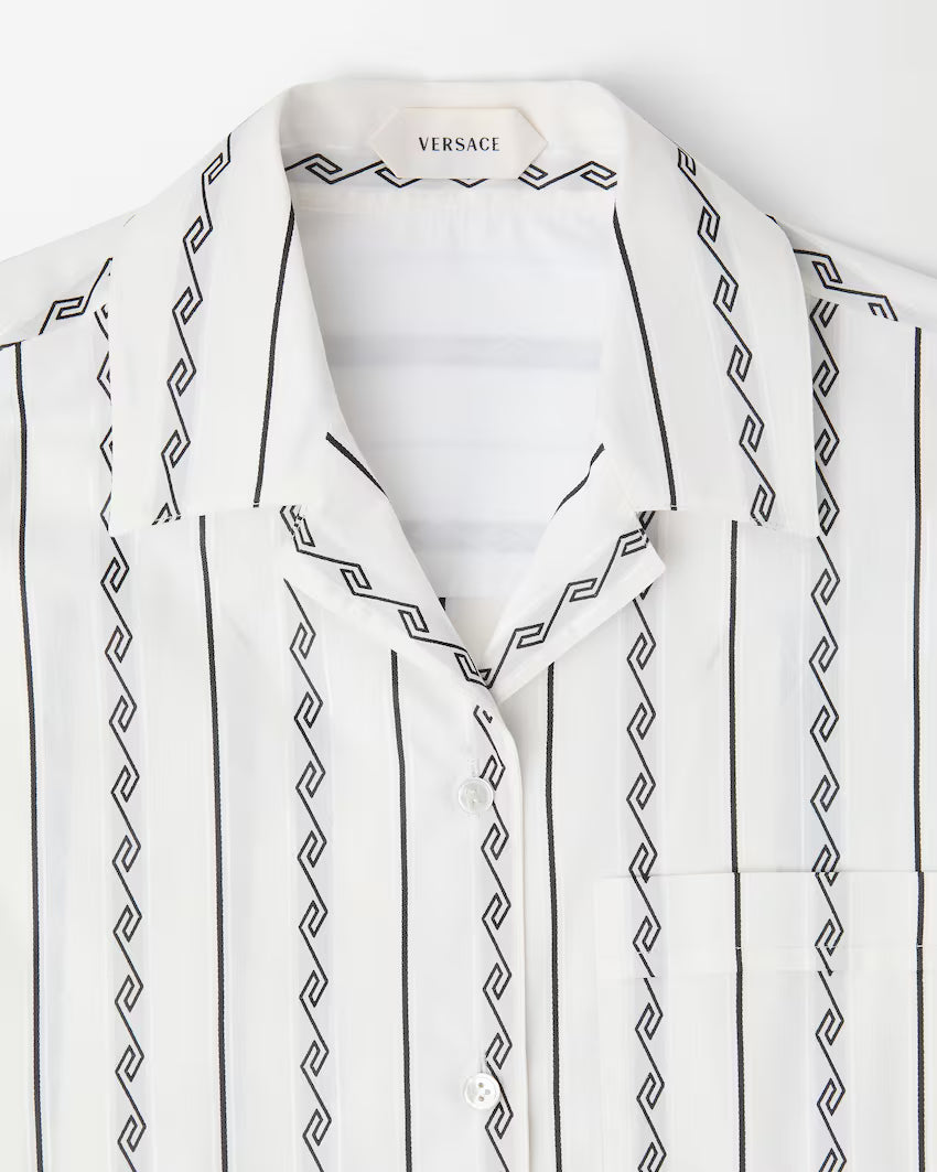Jacquard Cotton-Silk Shirt RUNWAY DELUXE