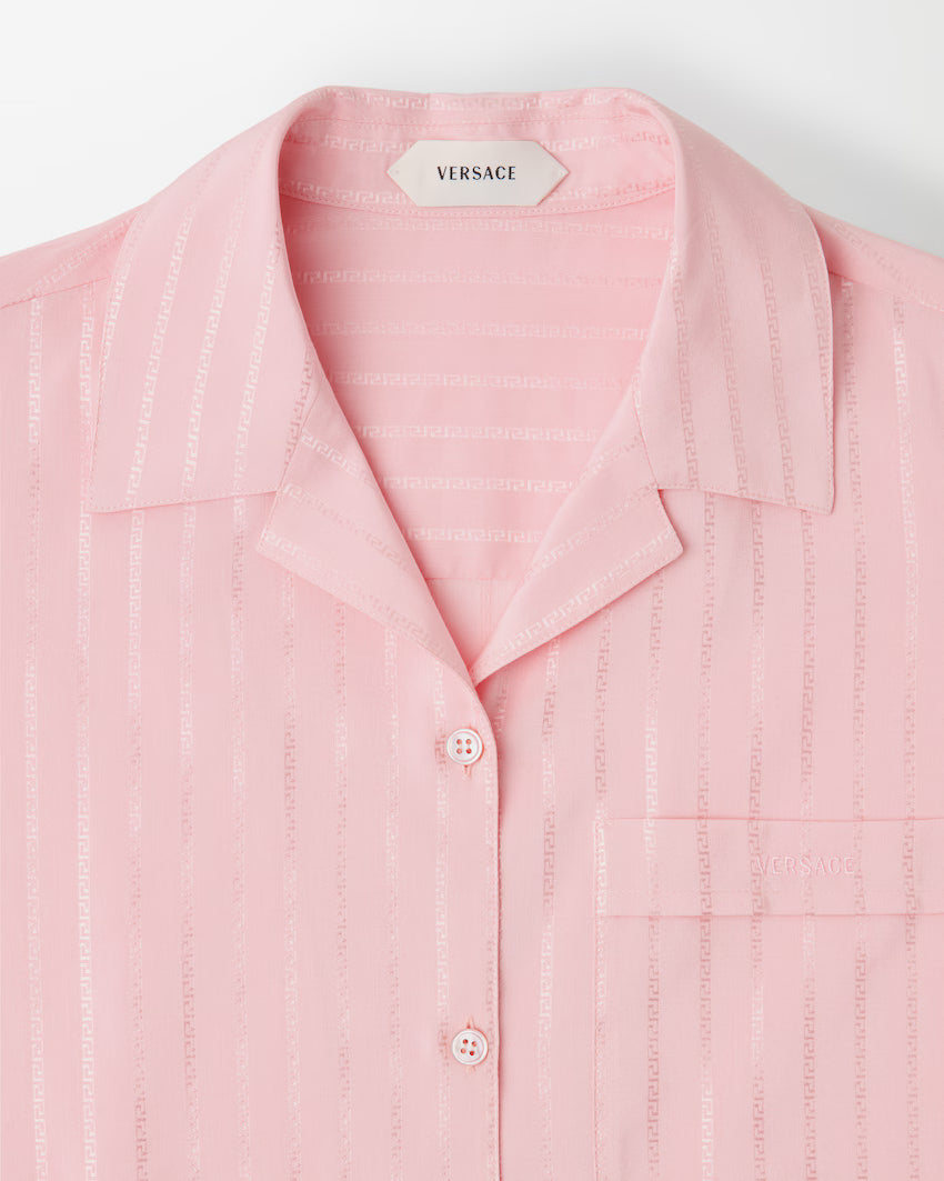 Jacquard Cotton-Silk Shirt RUNWAY DELUXE