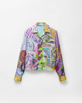 Printed Silk Twill Shirt RUNWAY DELUXE
