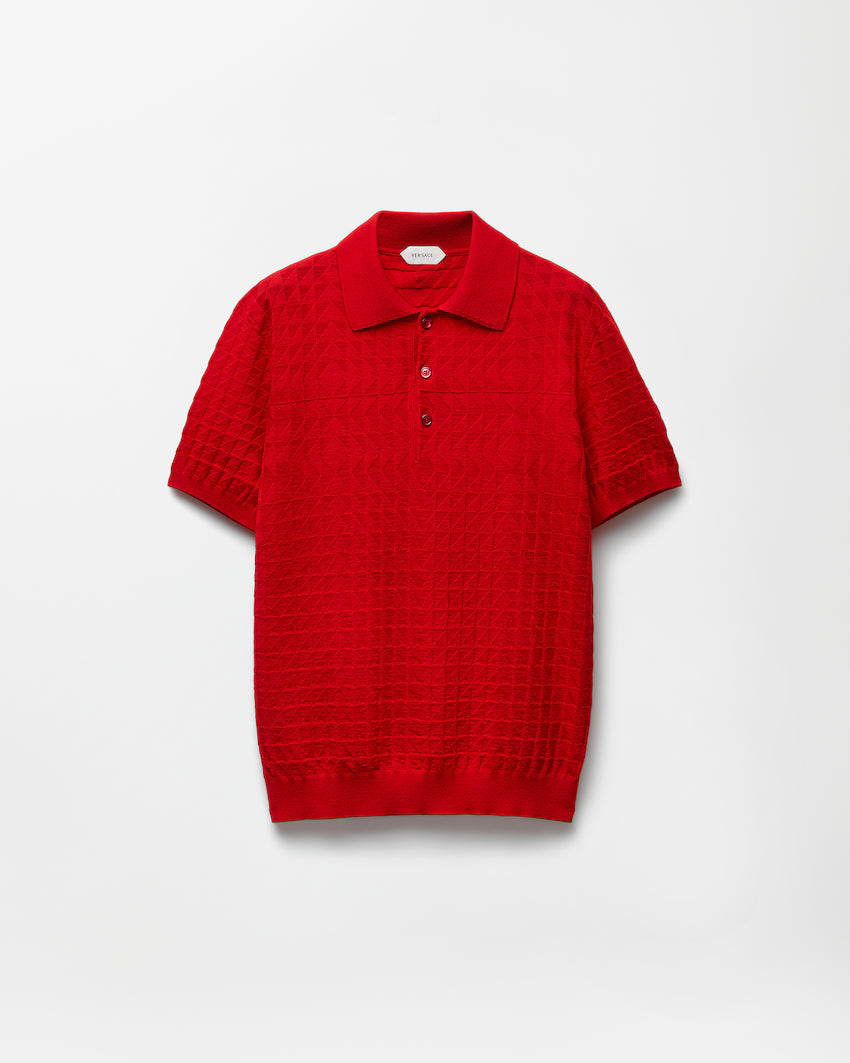 Wool Knit Polo RUNWAY DELUXE