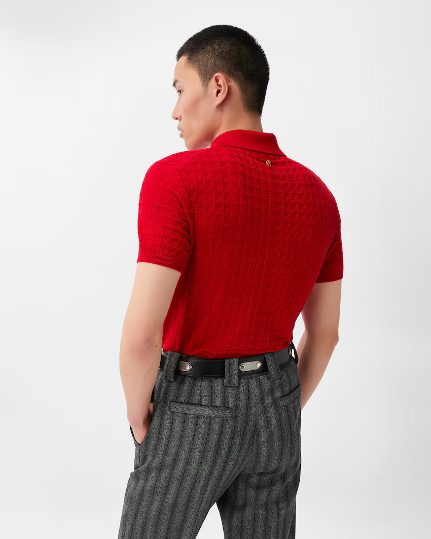 Wool Knit Polo RUNWAY DELUXE