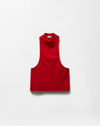 Embroidered-Logo Stretch Cotton-Jersey Tank Top RUNWAY DELUXE
