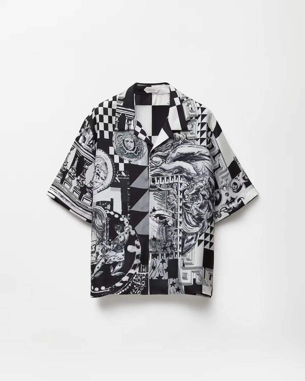 Printed Silk Twill Regular Shirt RUNWAY DELUXE