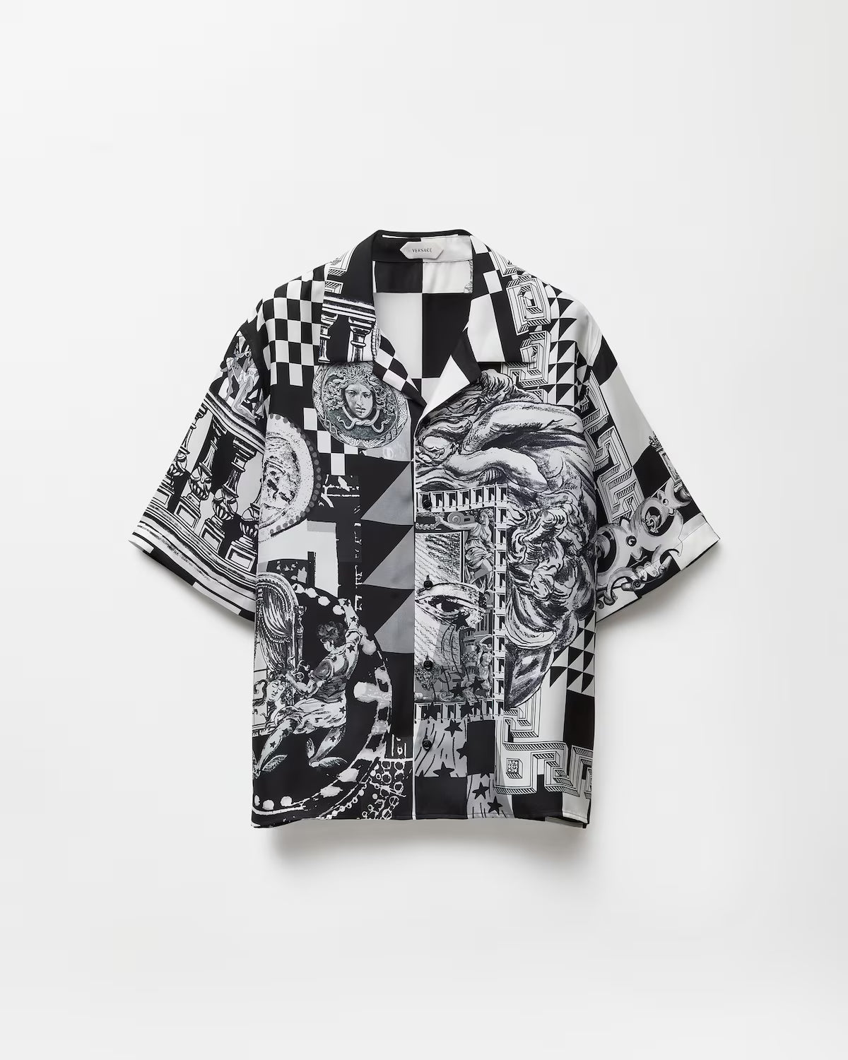 Printed Silk Twill Regular Shirt RUNWAY DELUXE