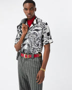 Printed Silk Twill Regular Shirt RUNWAY DELUXE