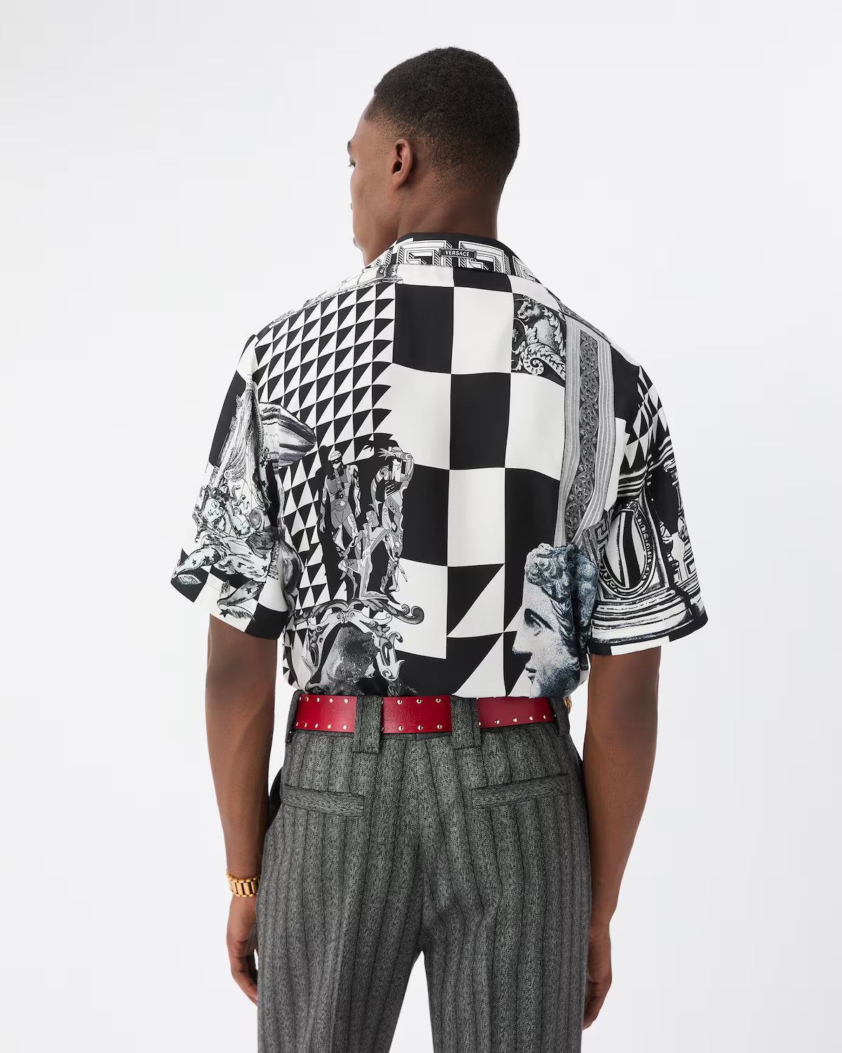 Printed Silk Twill Regular Shirt RUNWAY DELUXE