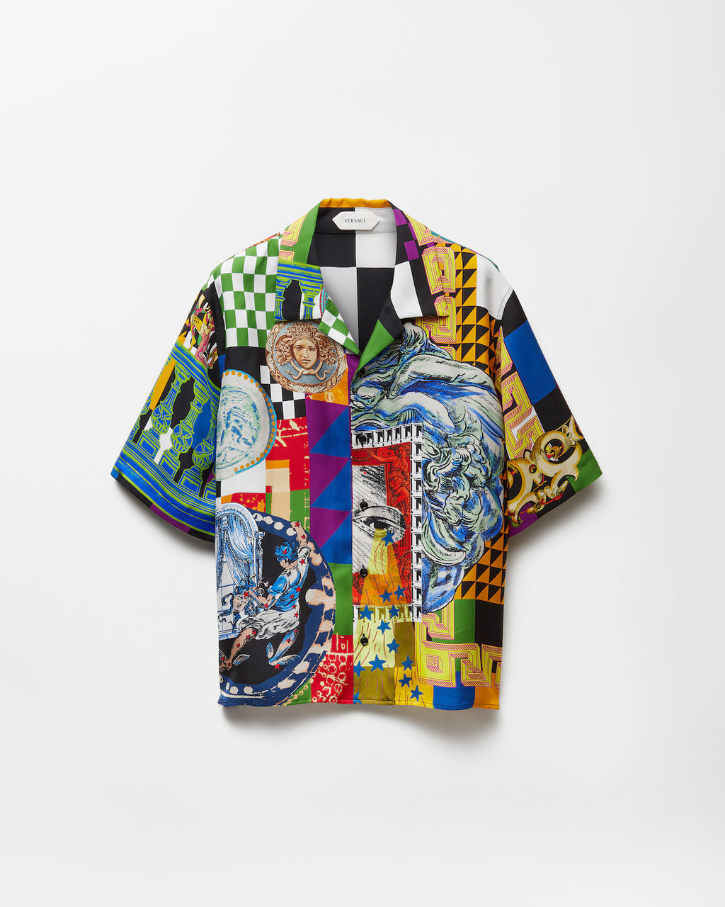 Printed Silk Twill Regular Shirt RUNWAY DELUXE