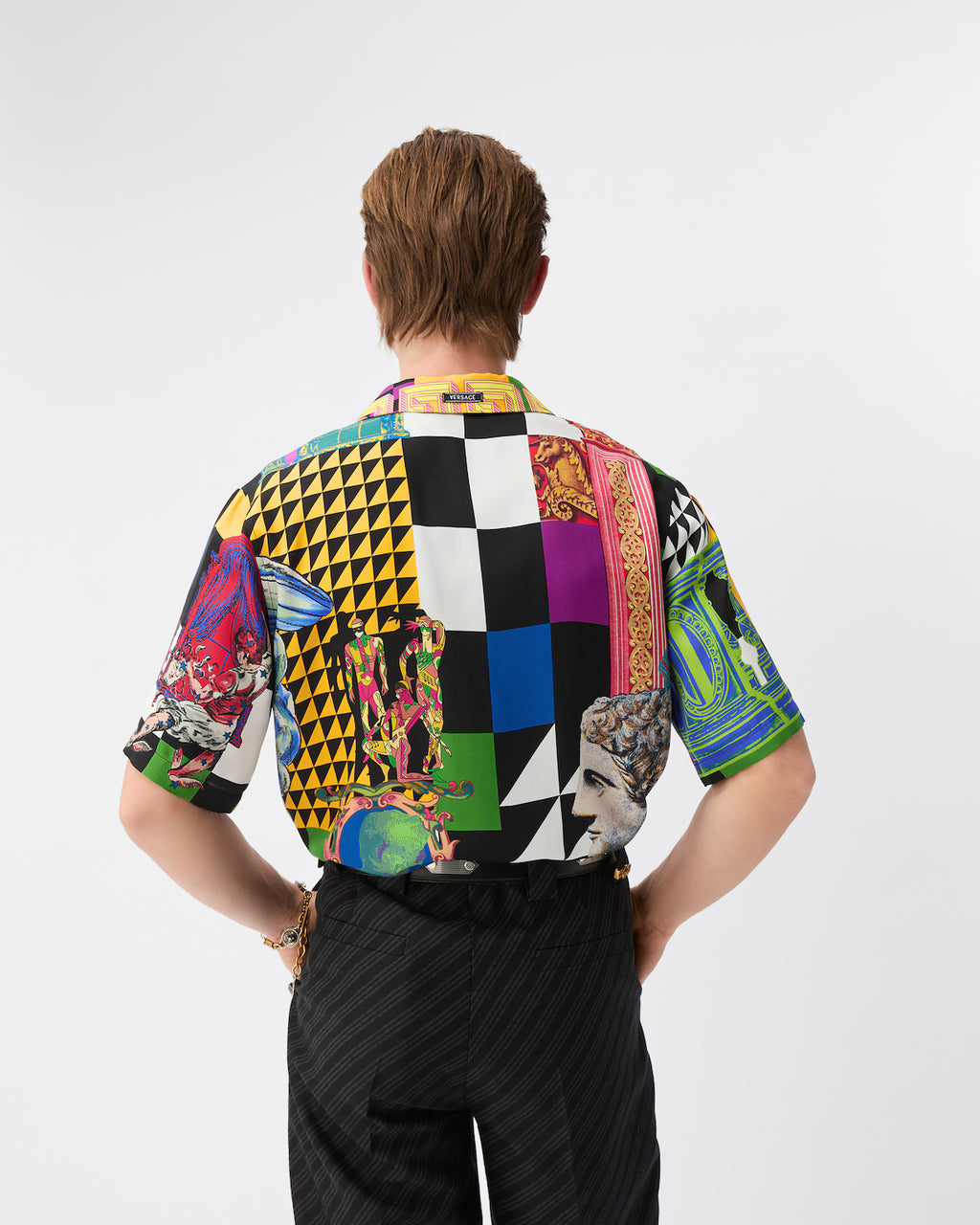 Printed Silk Twill Regular Shirt RUNWAY DELUXE