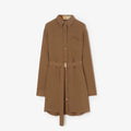 Silk Crepe de Chine Shirt Dress