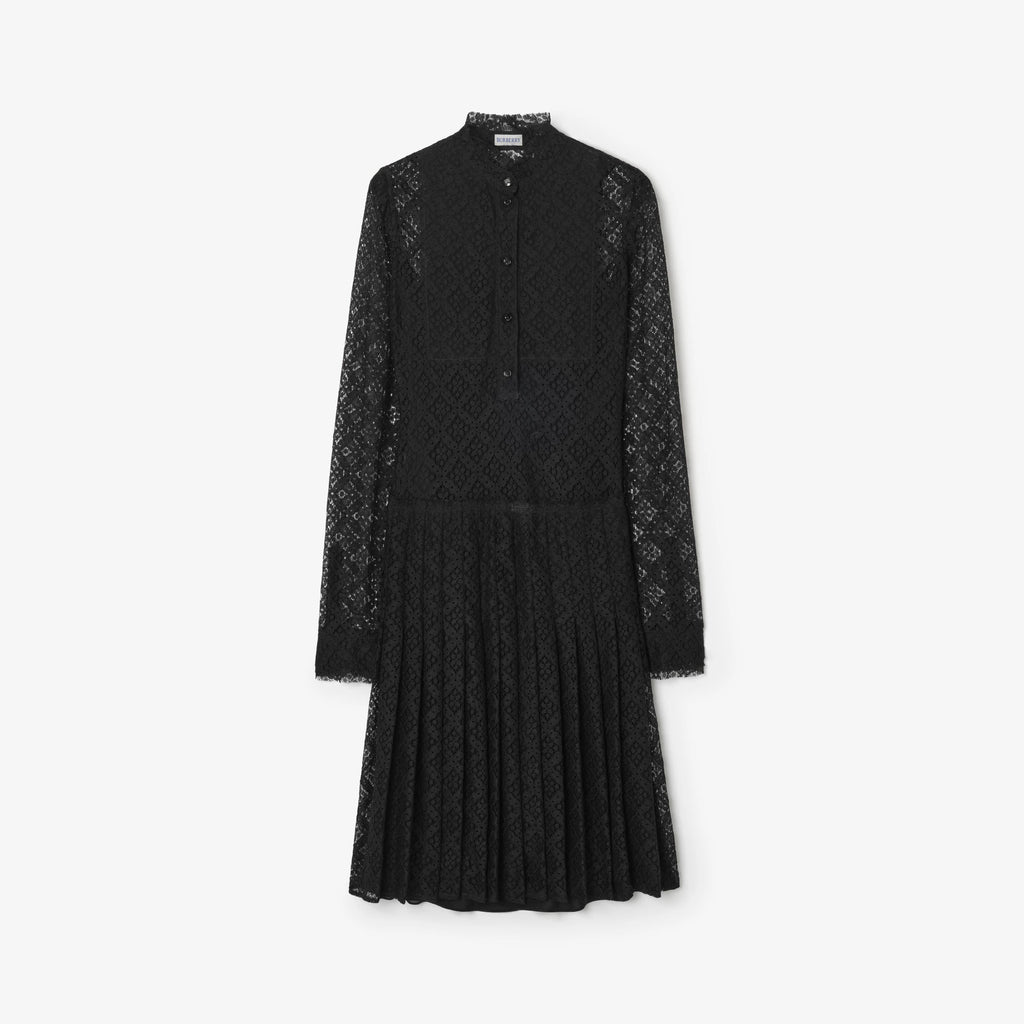 Check Lace Dress